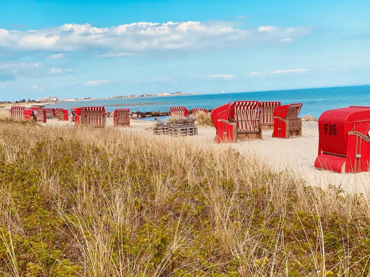 Seelund - Meeresrauschen Lauschen - Ruhiges Sonniges Apartment Mit Garten Und Terrasse Nahe Strand Und Ostsee Schönhagen Buitenkant foto