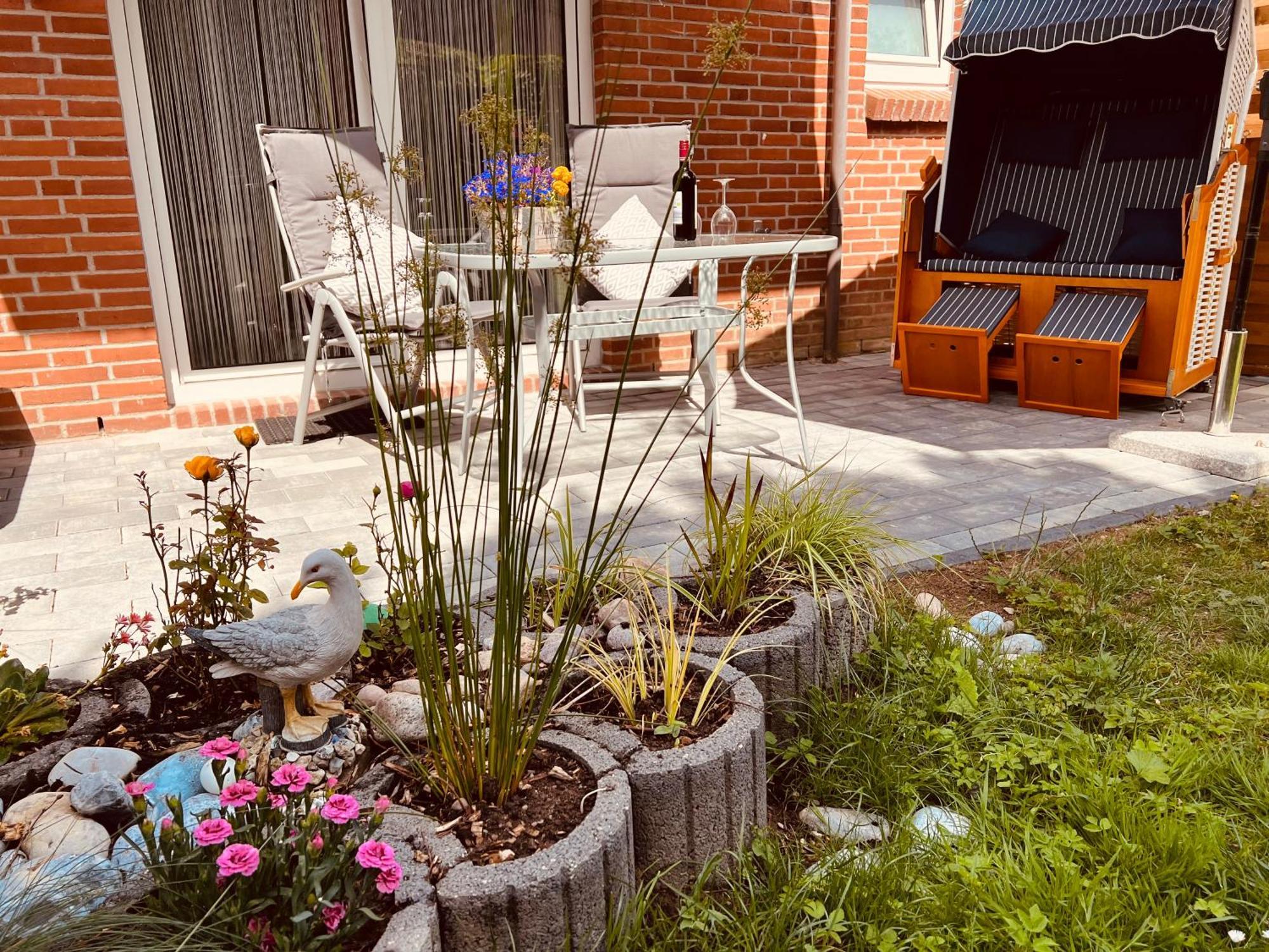 Seelund - Meeresrauschen Lauschen - Ruhiges Sonniges Apartment Mit Garten Und Terrasse Nahe Strand Und Ostsee Schönhagen Buitenkant foto